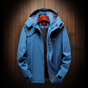 Stay Warm and Stylish with Our Fleece-lined Thickened Outdoor Shell Jacket