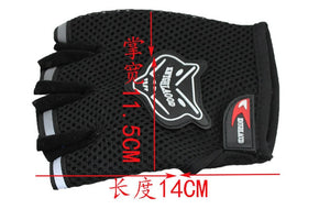 Experience Ultimate Comfort with Mesh Bike Half Finger Gloves!