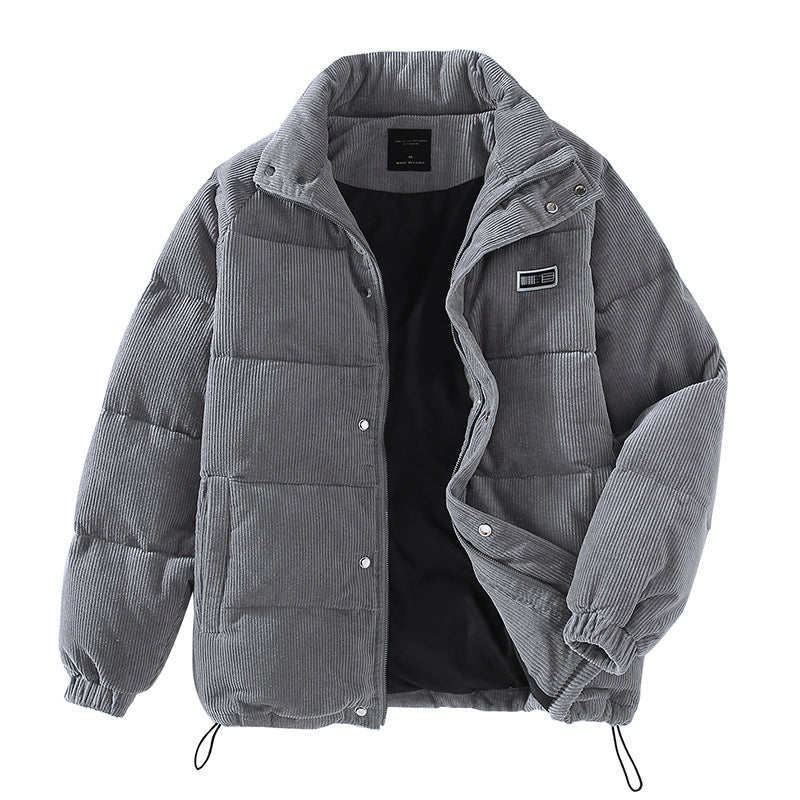 Men's Youth Corduroy Down Jacket Coat