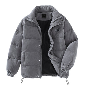Men's Youth Corduroy Down Jacket Coat