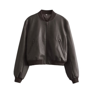 Fashion Short PU Jacket Coat: The Perfect Blend of Style and Comfort