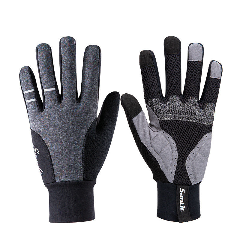 Gear Up for Your Ride with Cycling Windproof Long Finger Bike Gloves!