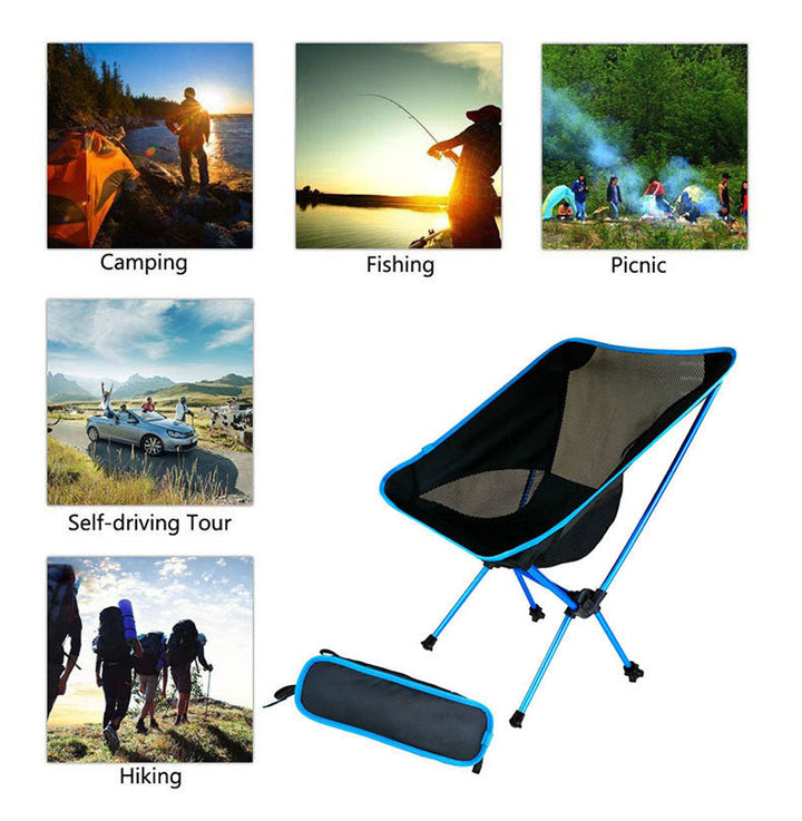 Experience Comfort Anywhere with the Travel Ultralight Folding Chair