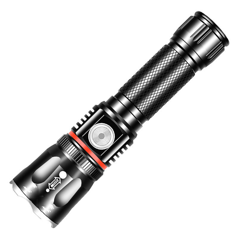 Illuminate Your Adventures with the Outdoor Camping Telescopic Multifunctional Flashlight