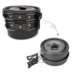 Elevate Your Outdoor Cooking Experience with Our Camping Cookware Set