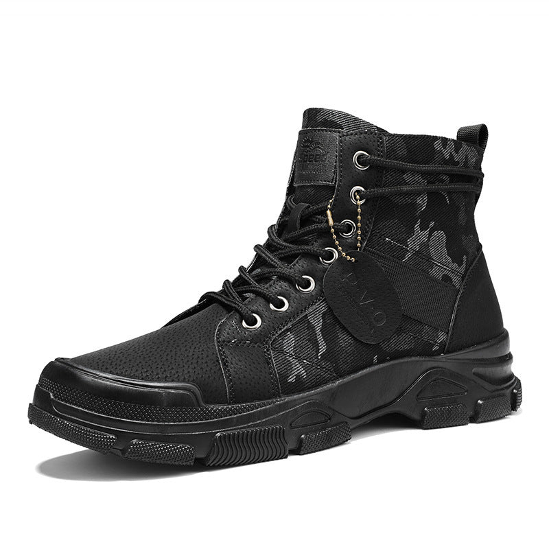 New Canvas High-top Outdoor Hiking Boots