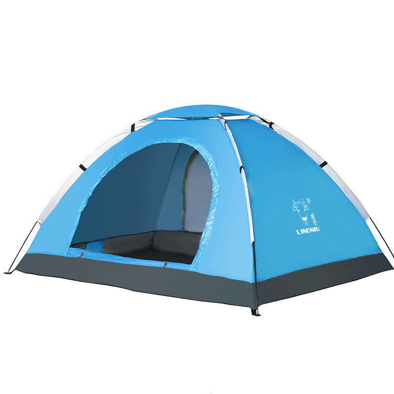 Single-layer tent camping