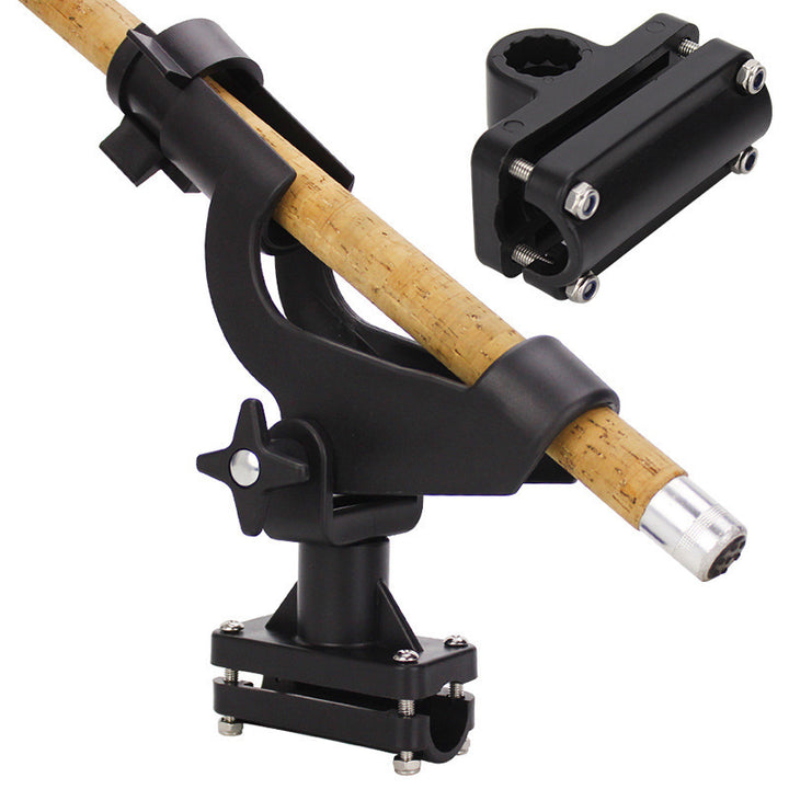 Adjustable Side Rail Fishing Pole Rod