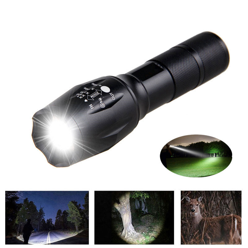 Portable Mini Flashlight LED ZOOM Torch