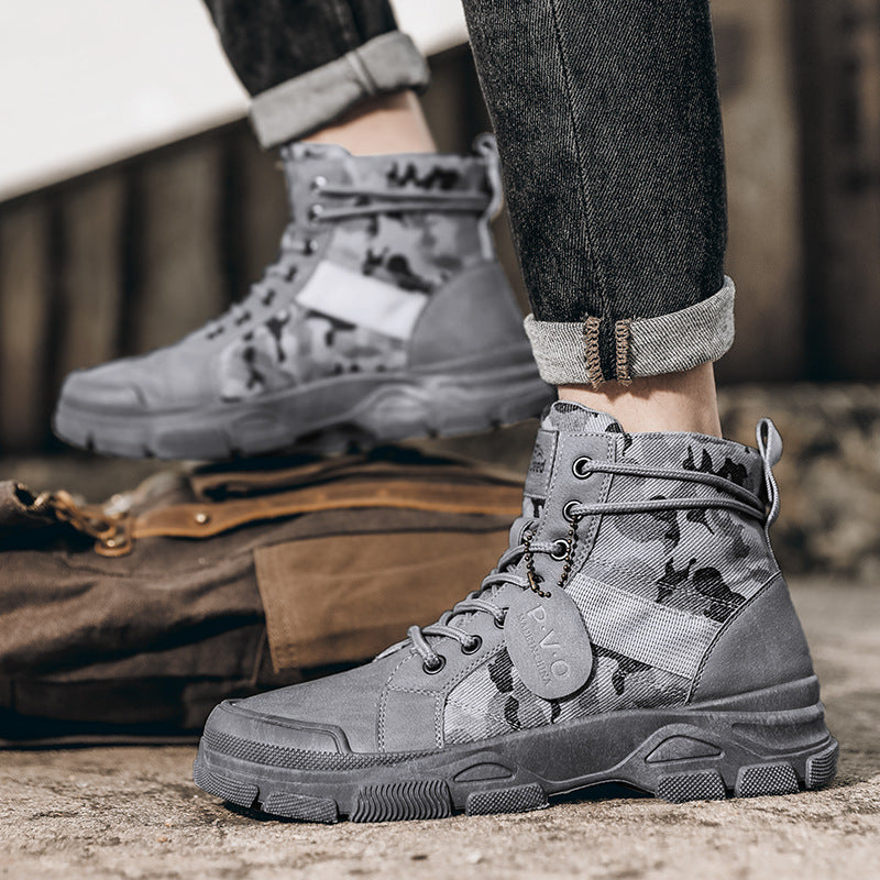 New Canvas High-top Outdoor Hiking Boots