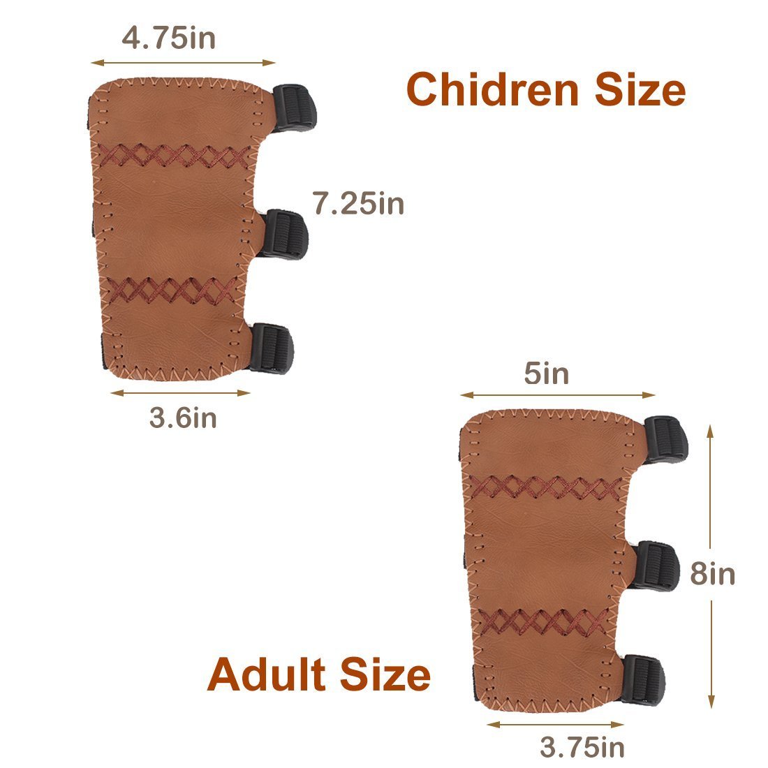 3-Strap Arm Guard Hunting Shooting Arrow Bow