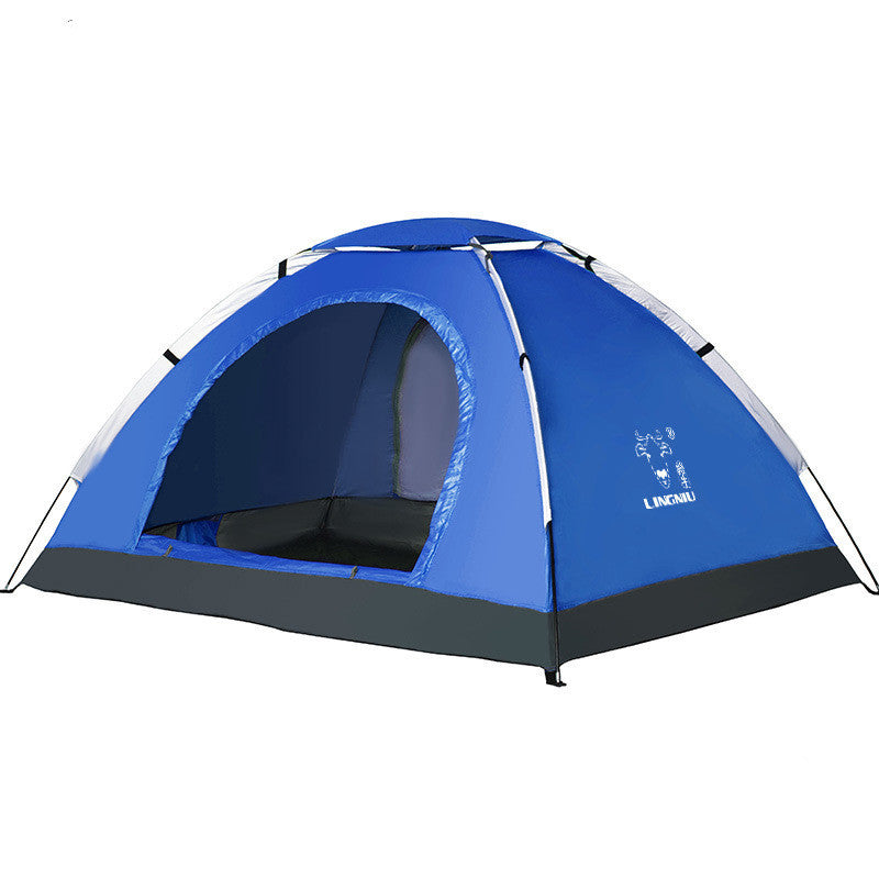 Single-layer tent camping