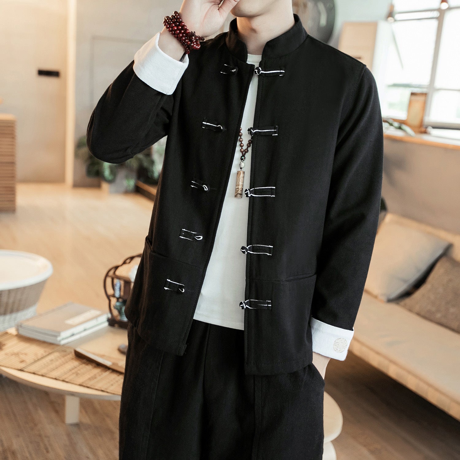 Men's Buddha Style Chinese Jacket