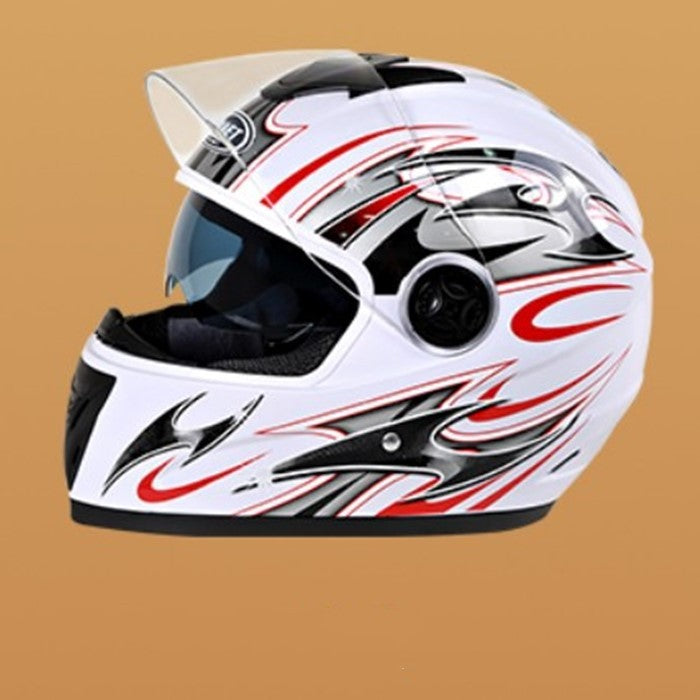 Winter electric car helmet