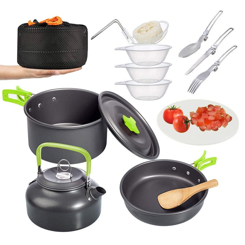 Camping Combination Pot Folding Mini Cookware