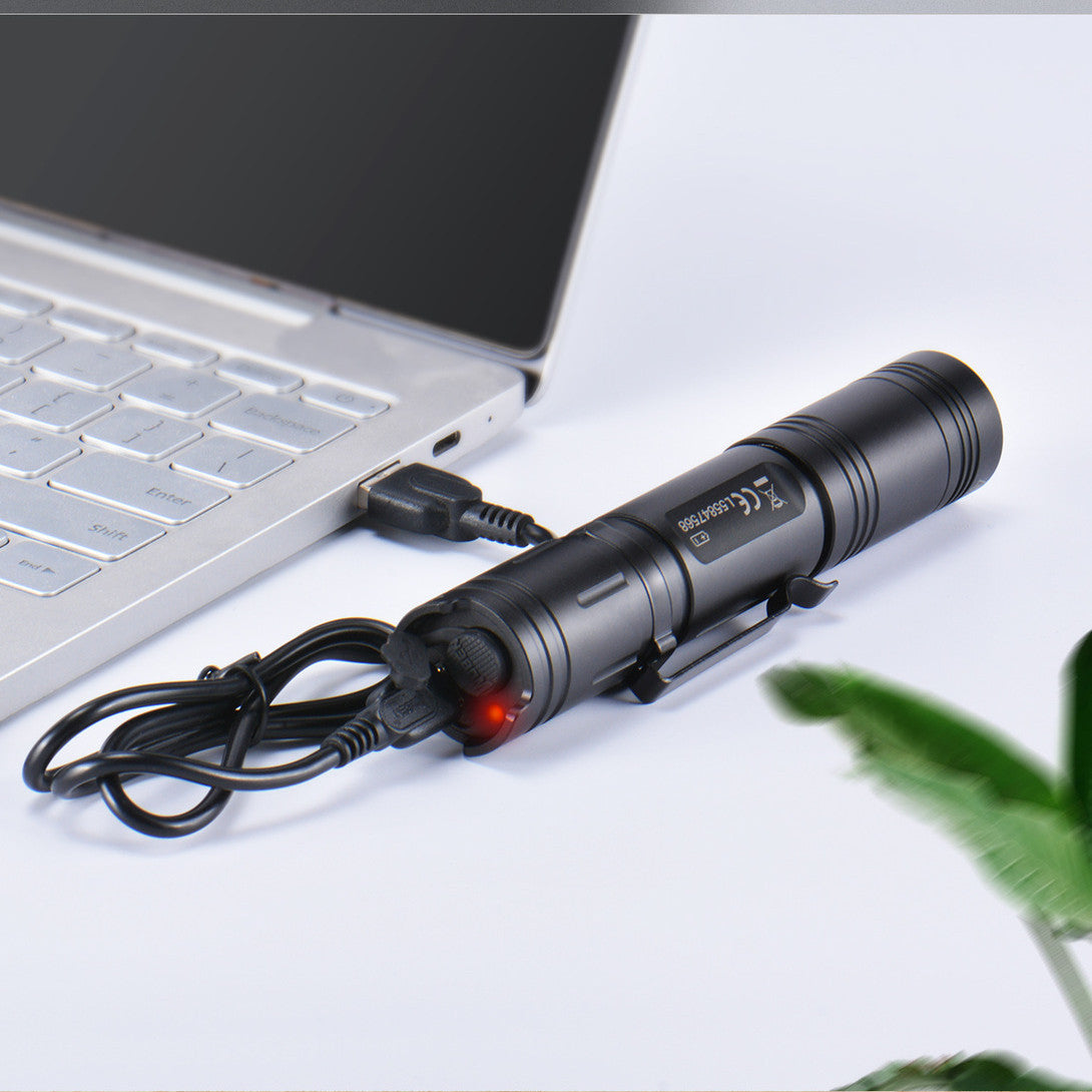 Outdoor Camping Rechargeable Glare Flashlight