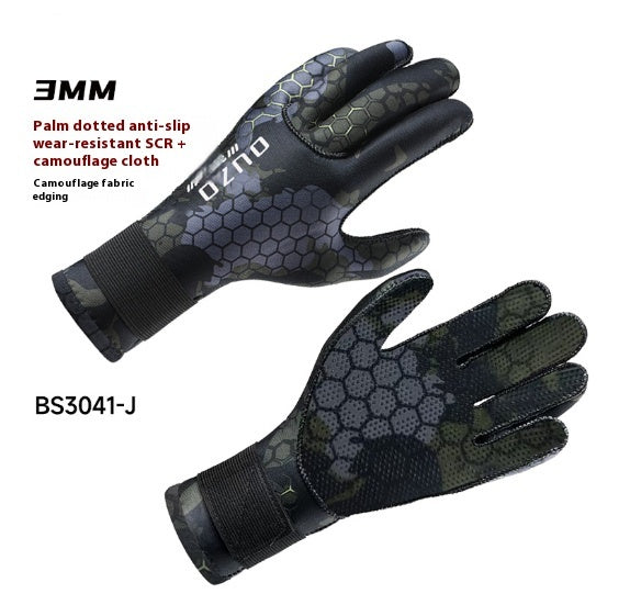 Non-slip Fishing Winter Gloves