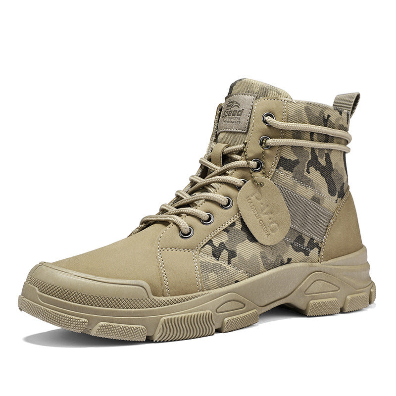 New Canvas High-top Outdoor Hiking Boots