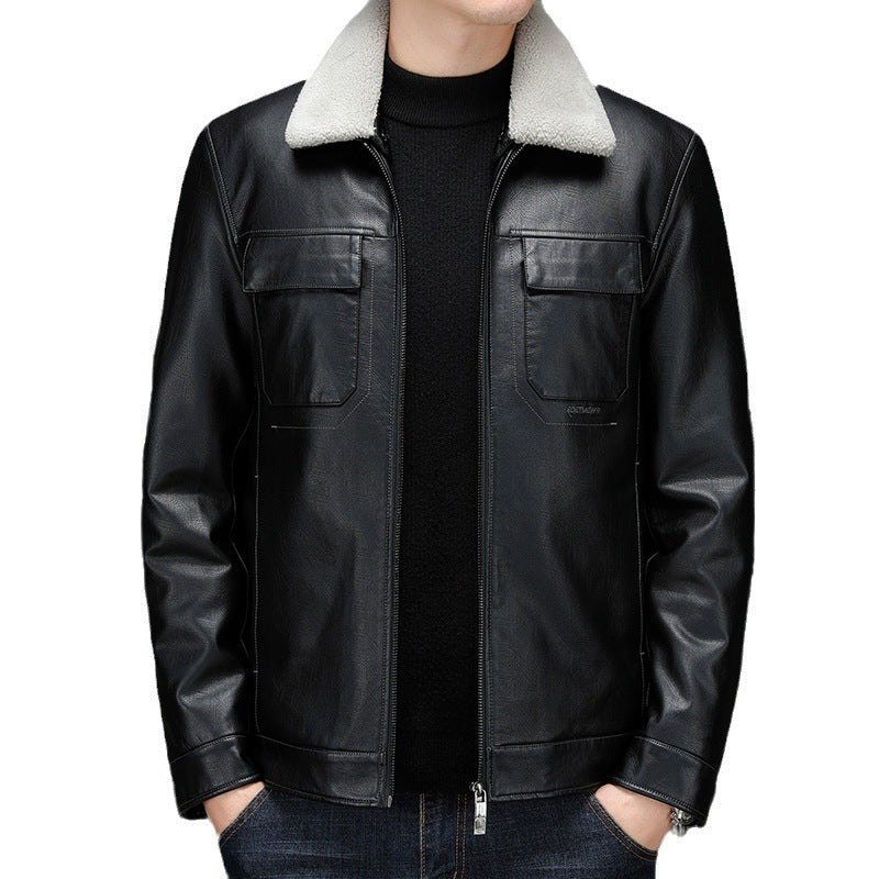 Men's Leather Jacket Men