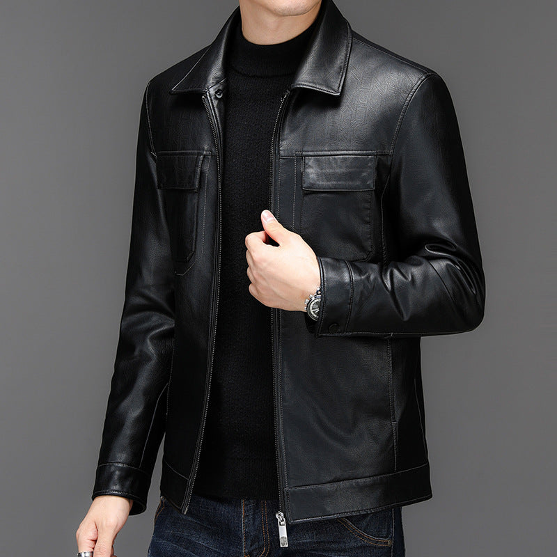 Men's Leather Jacket Men